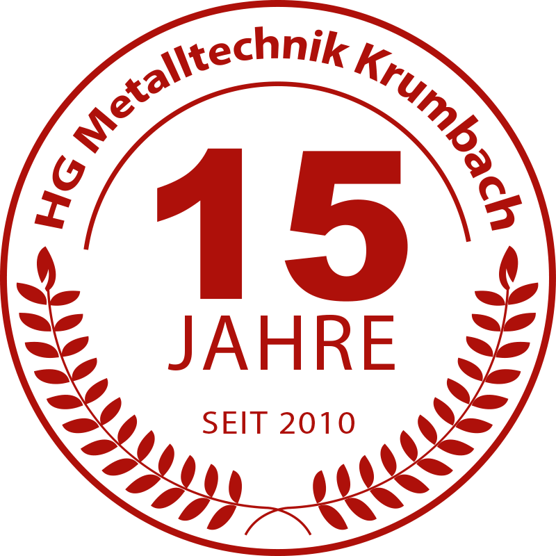 HG Metalltechnik - 15 Jahre Jubiläum